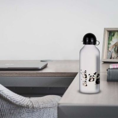 Gourde Alu et Thermos Pandas Fun