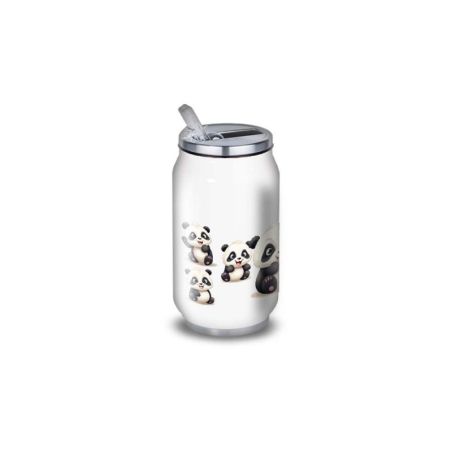 Gourde Alu et Thermos Pandas Fun Gourde Alu et Thermos Pandas Fun