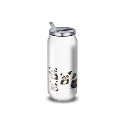 Gourde Alu et Thermos Pandas Fun