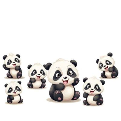 Gourde Alu et Thermos Pandas Fun
