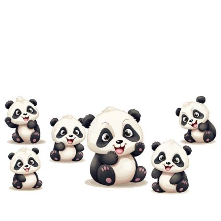 Gourde Alu et Thermos Pandas Fun Gourde Alu et Thermos Pandas Fun