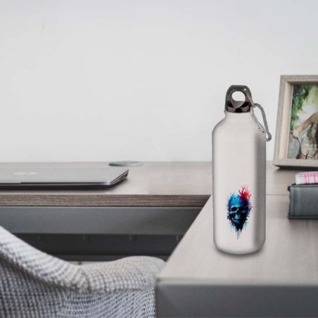 Gourde Alu et Thermos Tête de Mort Gourde Alu et Thermos Tête de Mort