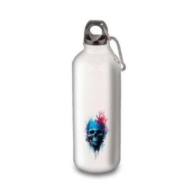 Gourde Alu et Thermos TÃªte de Mort