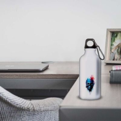 Gourde Alu et Thermos TÃªte de Mort