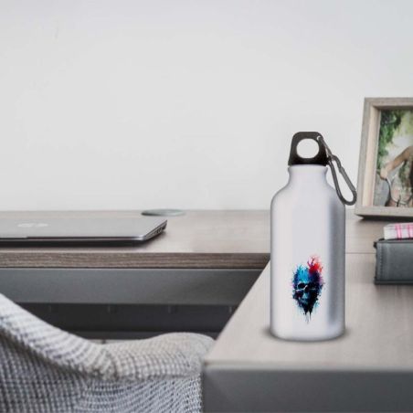 Gourde Alu et Thermos Tête de Mort Gourde Alu et Thermos Tête de Mort