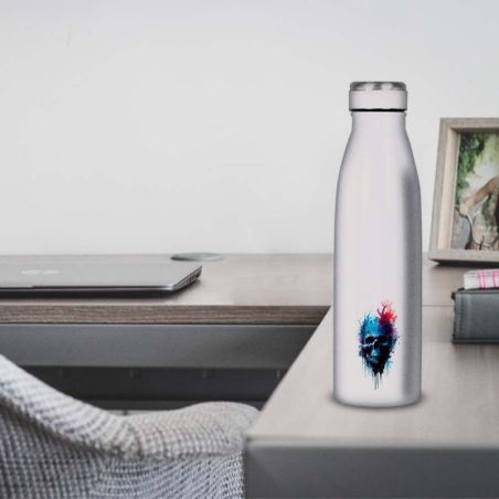 Gourde Alu et Thermos Tête de Mort Gourde Alu et Thermos Tête de Mort