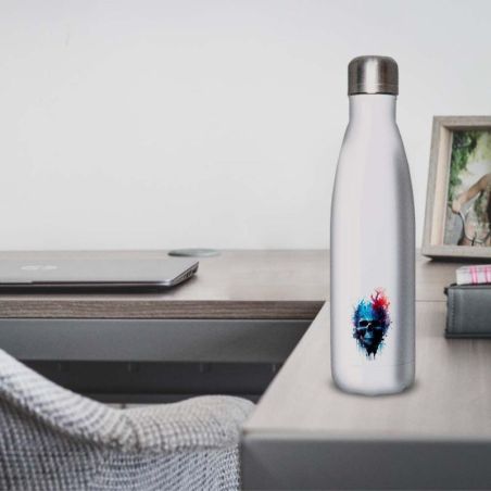Gourde Alu et Thermos Tête de Mort Gourde Alu et Thermos Tête de Mort