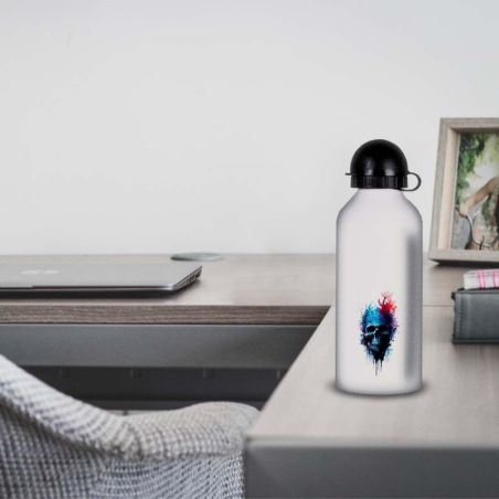 Gourde Alu et Thermos Tête de Mort Gourde Alu et Thermos Tête de Mort