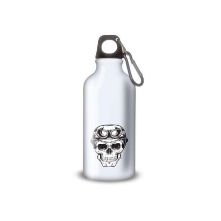 Gourde Alu et Thermos Tête de Mort motard Gourde Alu et Thermos Tête de Mort motard