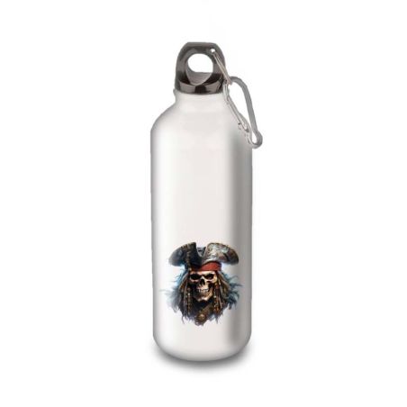 Gourde Alu et Thermos TÃªte de Mort Pirates
