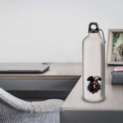 Gourde Alu et Thermos TÃªte de Mort Pirates