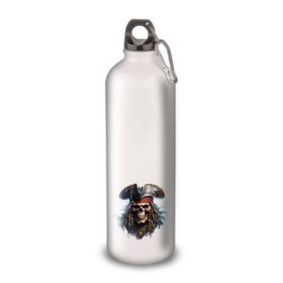 Gourde Alu et Thermos TÃªte de Mort Pirates