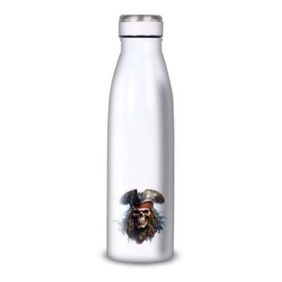 Gourde Alu et Thermos TÃªte de Mort Pirates