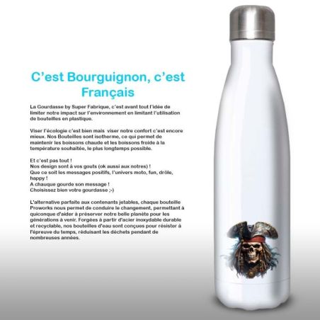 Gourde Alu et Thermos Tête de Mort Pirates Gourde Alu et Thermos Tête de Mort Pirates