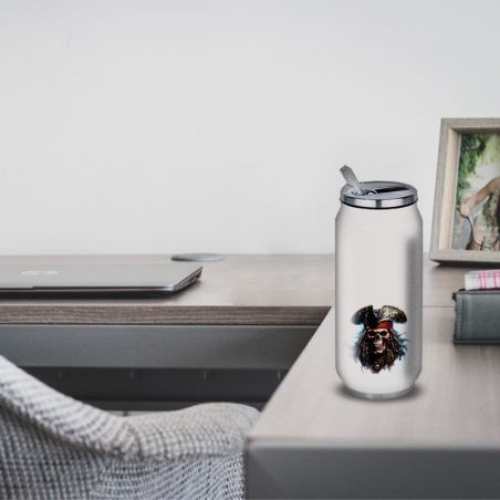 Gourde Alu et Thermos Tête de Mort Pirates Gourde Alu et Thermos Tête de Mort Pirates