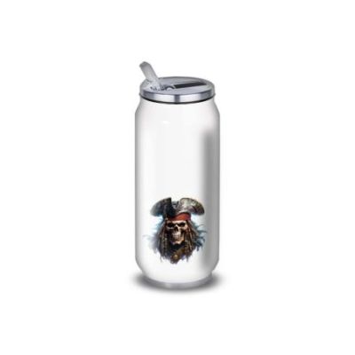 Gourde Alu et Thermos TÃªte de Mort Pirates