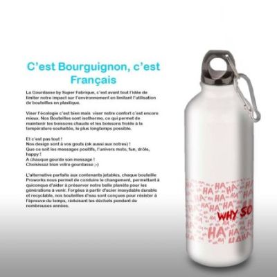 Gourde Alu et Thermos Joker - Why So Serious?