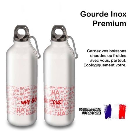 Gourde Alu et Thermos Joker - Why So Serious? Gourde Alu et Thermos Joker - Why So Serious?