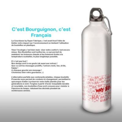Gourde Alu et Thermos Joker - Why So Serious?