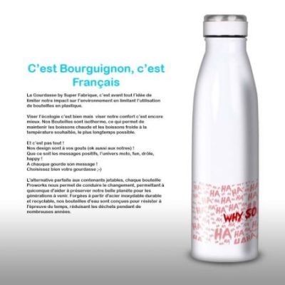 Gourde Alu et Thermos Joker - Why So Serious?