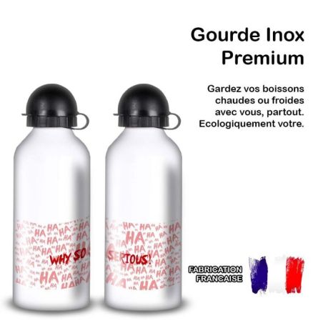 Gourde Alu et Thermos Joker - Why So Serious? Gourde Alu et Thermos Joker - Why So Serious?