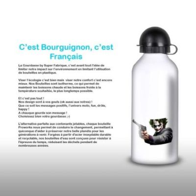 Gourde Alu et Thermos Joker Gun