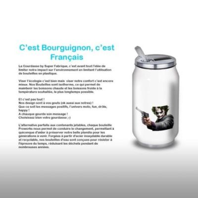 Gourde Alu et Thermos Joker Gun