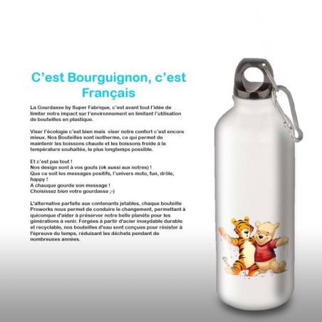 Gourde Alu et Thermos Winnie et Tigrou Gourde Alu et Thermos Winnie et Tigrou