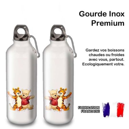 Gourde Alu et Thermos Winnie et Tigrou Gourde Alu et Thermos Winnie et Tigrou