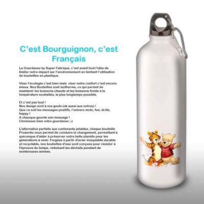 Gourde Alu et Thermos Winnie et Tigrou