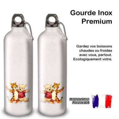 Gourde Alu et Thermos Winnie et Tigrou