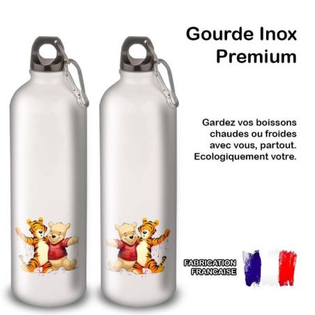 Gourde Alu et Thermos Winnie et Tigrou Gourde Alu et Thermos Winnie et Tigrou