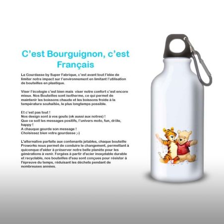 Gourde Alu et Thermos Winnie et Tigrou Gourde Alu et Thermos Winnie et Tigrou