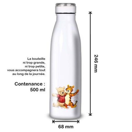 Gourde Alu et Thermos Winnie et Tigrou Gourde Alu et Thermos Winnie et Tigrou