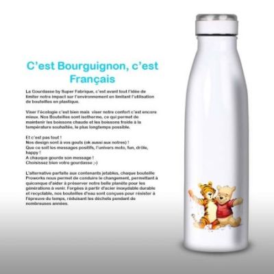 Gourde Alu et Thermos Winnie et Tigrou