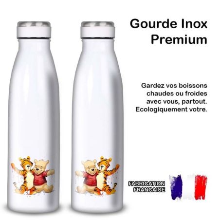 Gourde Alu et Thermos Winnie et Tigrou Gourde Alu et Thermos Winnie et Tigrou