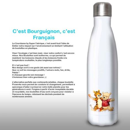 Gourde Alu et Thermos Winnie et Tigrou Gourde Alu et Thermos Winnie et Tigrou