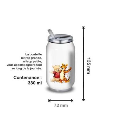 Gourde Alu et Thermos Winnie et Tigrou