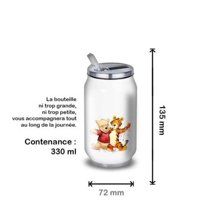 Gourde Alu et Thermos Winnie et Tigrou Gourde Alu et Thermos Winnie et Tigrou