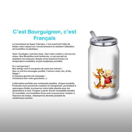 Gourde Alu et Thermos Winnie et Tigrou Gourde Alu et Thermos Winnie et Tigrou