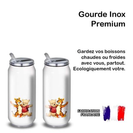 Gourde Alu et Thermos Winnie et Tigrou Gourde Alu et Thermos Winnie et Tigrou