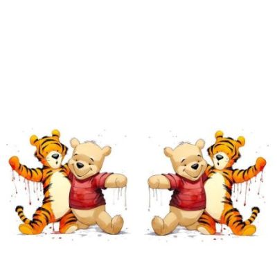 Gourde Alu et Thermos Winnie et Tigrou