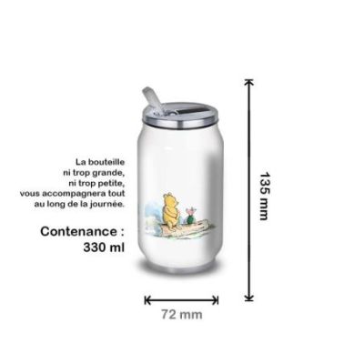 Gourde Alu et Thermos Winnie The Pooh Original