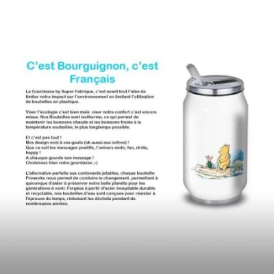 Gourde Alu et Thermos Winnie The Pooh Original