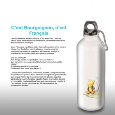 Gourde Alu et Thermos Winnie The Pooh Custom
