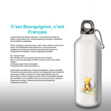 Gourde Alu et Thermos Winnie The Pooh Custom Gourde Alu et Thermos Winnie The Pooh Custom