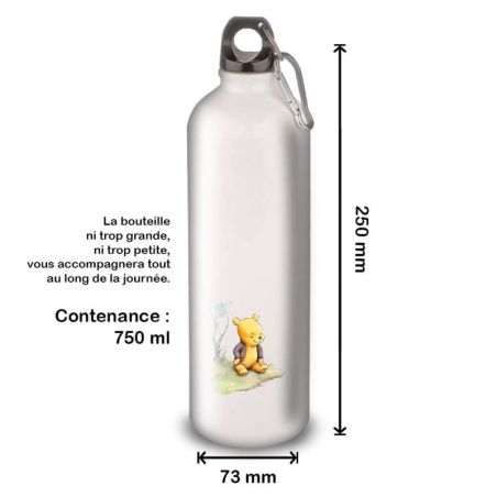 Gourde Alu et Thermos Winnie The Pooh Custom Gourde Alu et Thermos Winnie The Pooh Custom