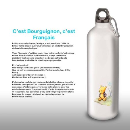 Gourde Alu et Thermos Winnie The Pooh Custom Gourde Alu et Thermos Winnie The Pooh Custom