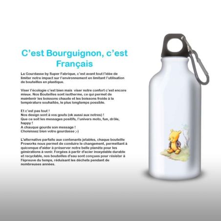 Gourde Alu et Thermos Winnie The Pooh Custom Gourde Alu et Thermos Winnie The Pooh Custom