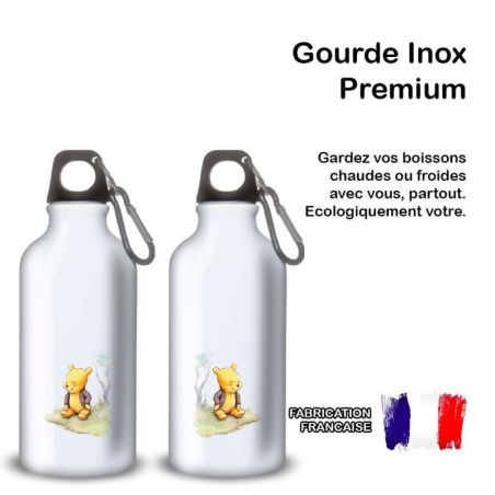Gourde Alu et Thermos Winnie The Pooh Custom Gourde Alu et Thermos Winnie The Pooh Custom